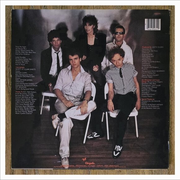 PAT BENATAR•Crimes Of Passion•1980-Chrysalis (#CHE 1275) - Picture 5 of 8